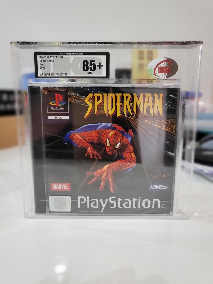 SPIDER MAN PS1 85+ Sealed Mint UKG VGA WATA Graded | eBay