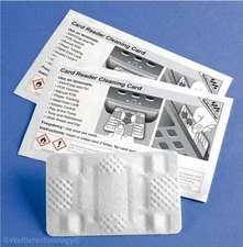 KICTeam Waffle Technology Card Reader Cleaning Card 40Count