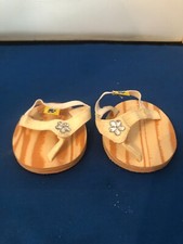 Build A Bear Sandals Flip Flops Clothes Glitter on Straps