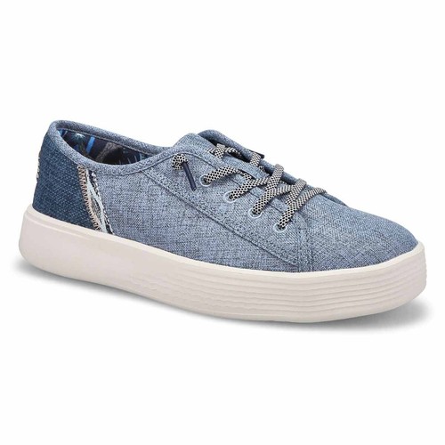 Hey Dude Cody Craft Linen Blue Shoes Loafer Slip Ons Women's US SIZE 8-11