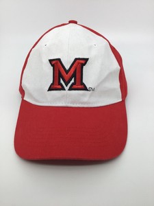 red and white dad hat