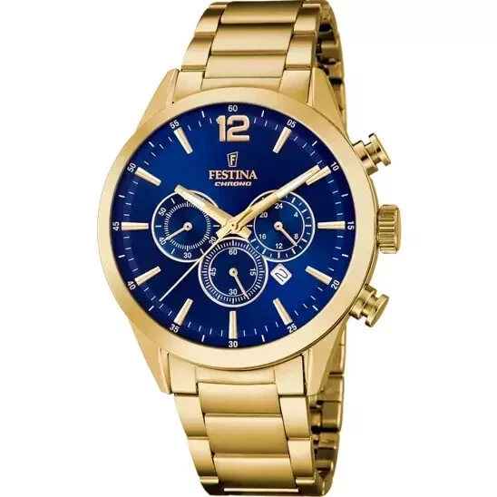 Festina Orologio Da Donna Analogico F20640/5 – Bracciale In Oro, Quadrante Elegante, 11mm Di Larghezza, Chiusura Pieghevole