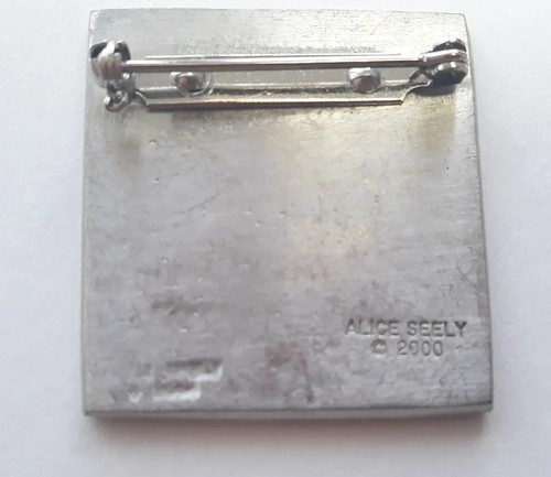 Spilla spilla ebraica Alice Seely firmata albero della vita gioielli 2000 regalo Hanukkah - Foto 2 di 4
