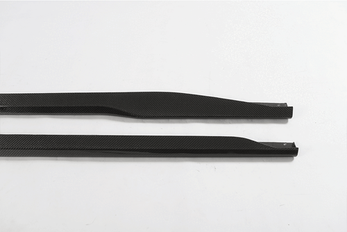 For Ford Mustang Dark Horse 2024UP Real Carbon Side Skirts Extension Lip Panels - Picture 11 of 14