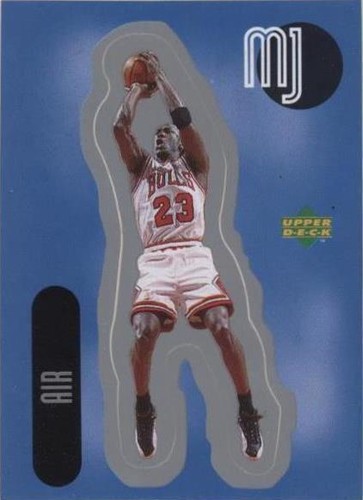 THE LAST SHOT 1998 UPPER DECK MICHAEL JORDAN STICKERS FAMOUS SHOT