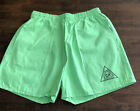 Vintage Iq 200 Womens Swim Trunks Shorts Size L Xl Green Cotton Santa Barbara Ca