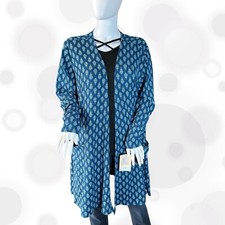 Lularoe Caroline Blue Cardigan Sweater XL NWT