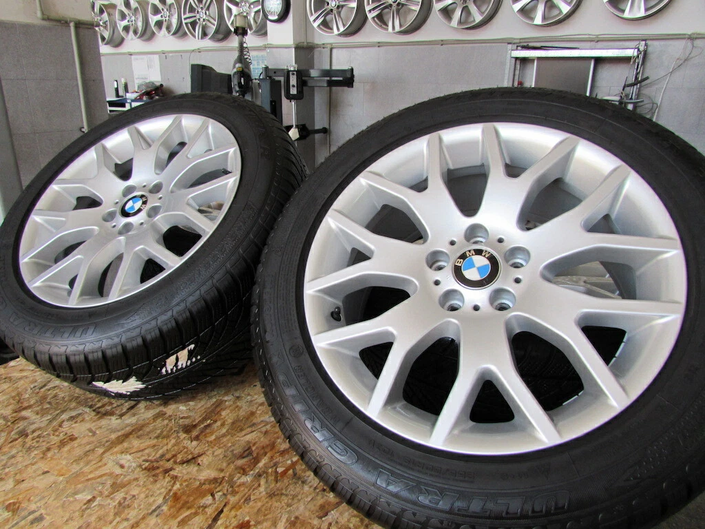 SET 4x Original BMW wheels rims felgen LM Rad Kreuzspeiche Style 