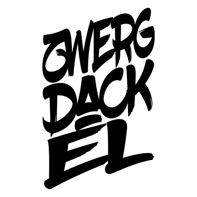Auto Aufkleber Font ZWERGDACKEL Schrift Hund Hunde SIVIWONDER Style Teckel
