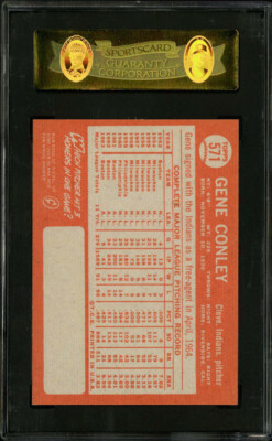 1964 TOPPS #571 GENE CONLEY CLEVELAND INDIANS SGC 98 GEM MINT 10