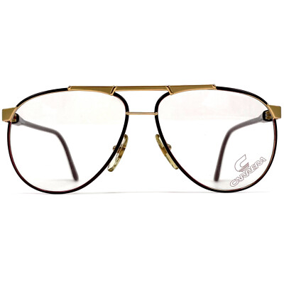 NOS vintage CARRERA 5338 frames - '80s Austria - Gold/Brown - ORIGINAL - Medium