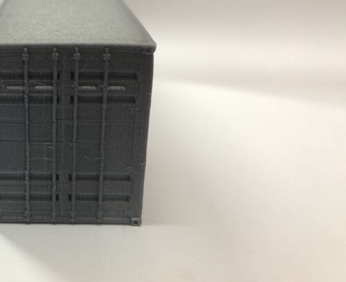 HO Scale 40’ Hi-Cube Corrugated Intermodel Container Undecorated - Bild 2 von 8