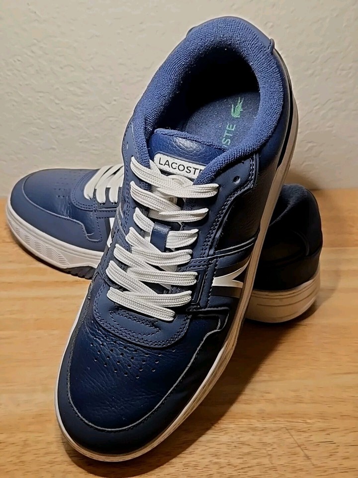 Tommy Hilfiger Hombre Zapatillas Tenis Lacoste L001 Mid Piel Azul