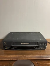 Philips Magnavox VRA431AT23 Video Cassette Recorder VHS VCR Works- No Remote