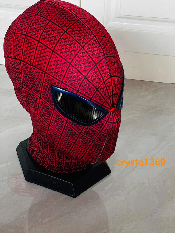 The Amazing Spider-Man Spiderman 1/1 Handmade Cosplay Mask Andrew Garfield Prop - Image 2 of 4