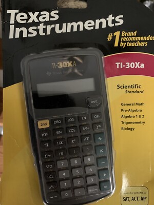 NIP TEXAS INSTRUMENTS TI-30xa Scientific Calculator SAT/ACT/AP  tw11j