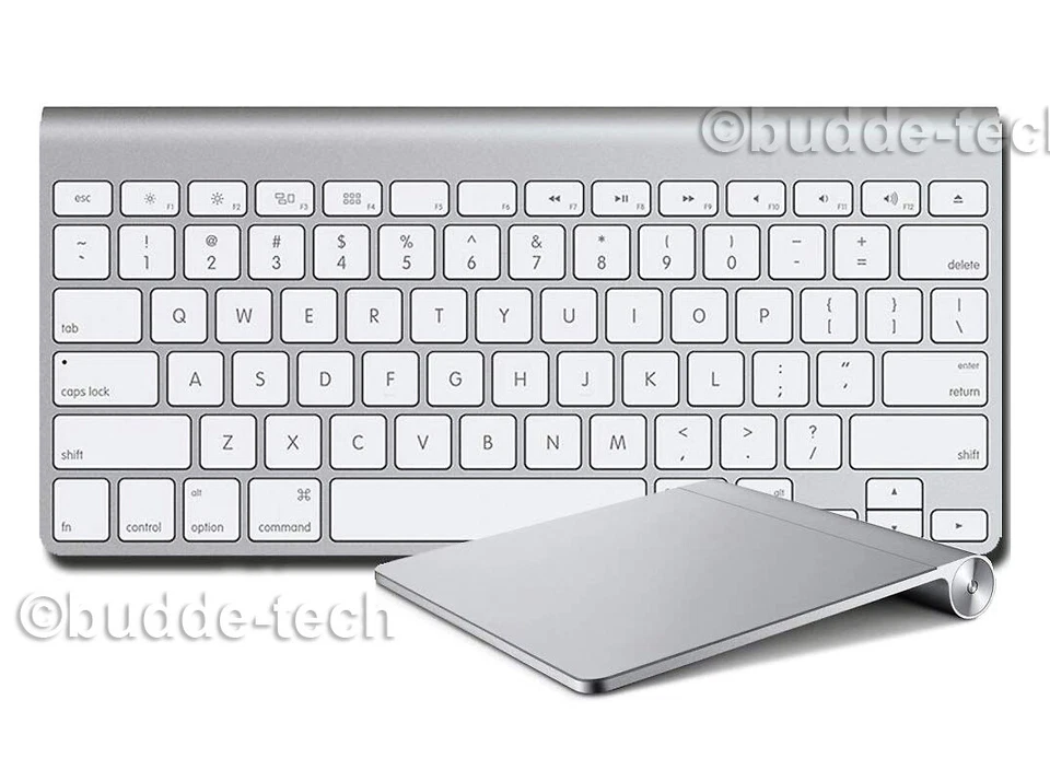 Apple Bluetooth Wireless Keyboard A1314 & Magic Trackpad A1339 Set - MC184LL/B - Image 2 of 4