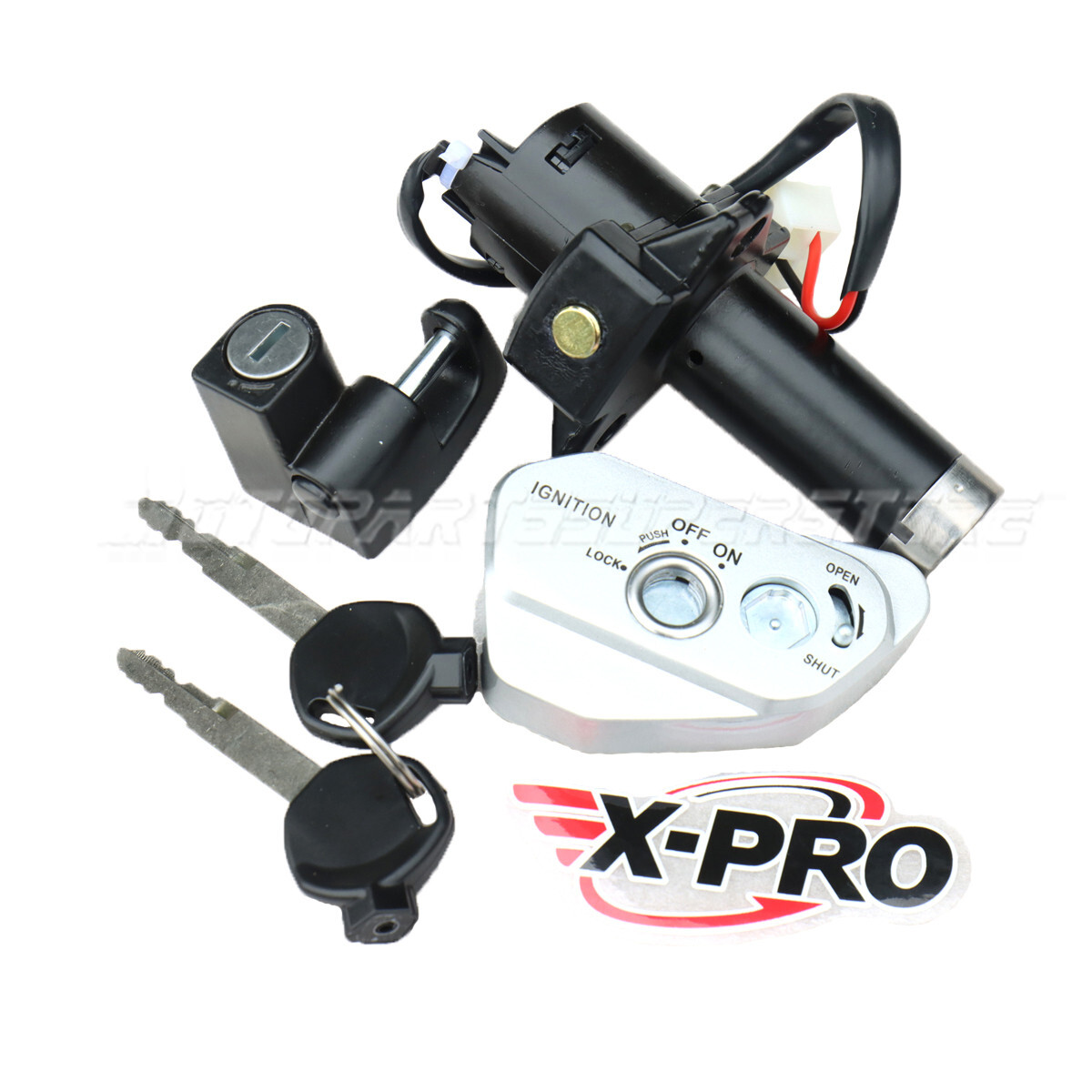X-PRO Ignition Switch Keys Lock Set Assy for 250cc Hawk DLX 250