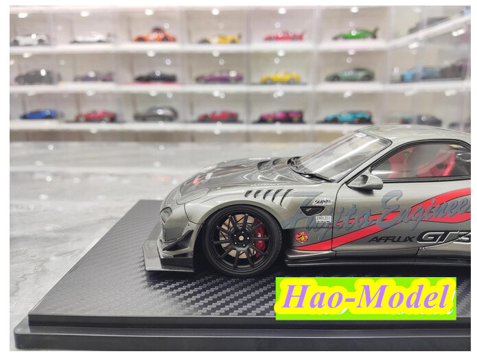 IG 1:18 Mazda RX7 GT3 FD3S FEED Afflux Resin Model Car Diecast Hobby Collection