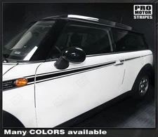 Mini Cooper Full Length Javelin Side Accent Stripes 2012 2013 2014 Pro Motor
