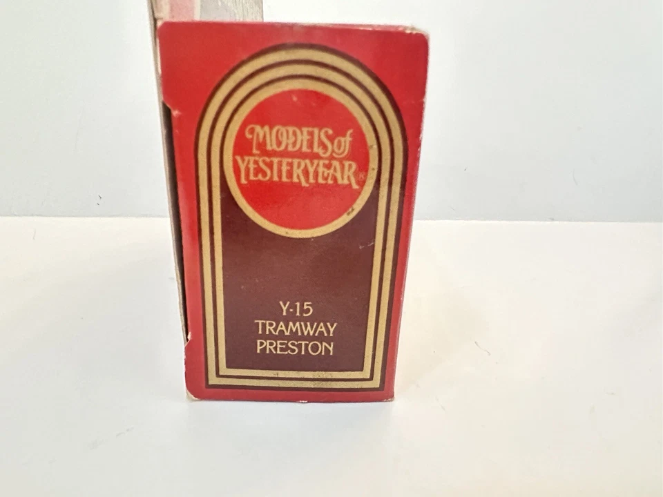 Matchbox Models of Yesteryear Y15 Tramway PRESTON Tramcar Golden Shred - Image 2 of 3