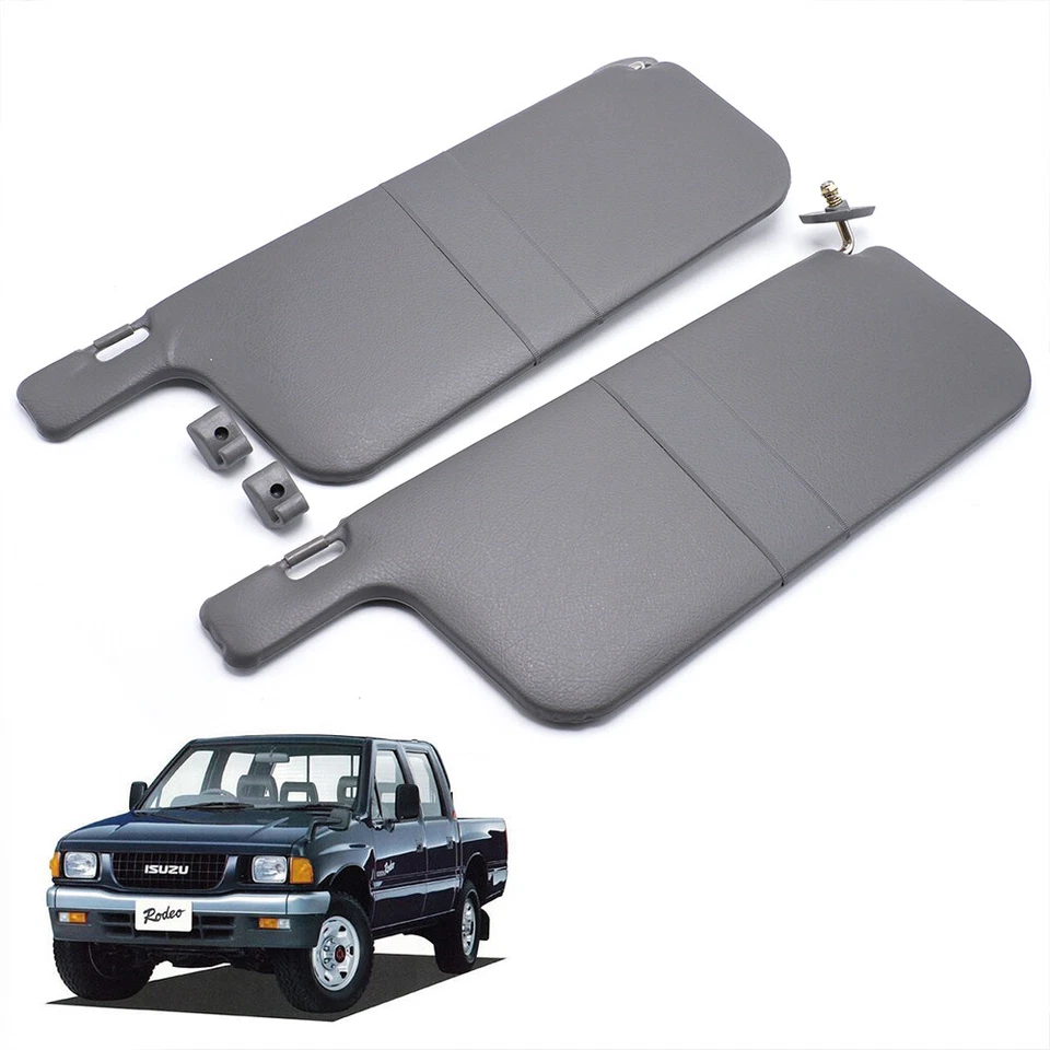 Parasol delantero derecho + derecho gris para camioneta Isuzu TFR Holden Rodeo 1997 2002 Foto 3 de 4