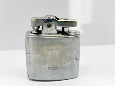 VINTAGE RONSON STANDARD CIGARETTE LIGHTER CHROME / SILVER METAL