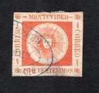 Uruguay 1861 stamp Mi#16a Forgery used CV=66$ lot 3