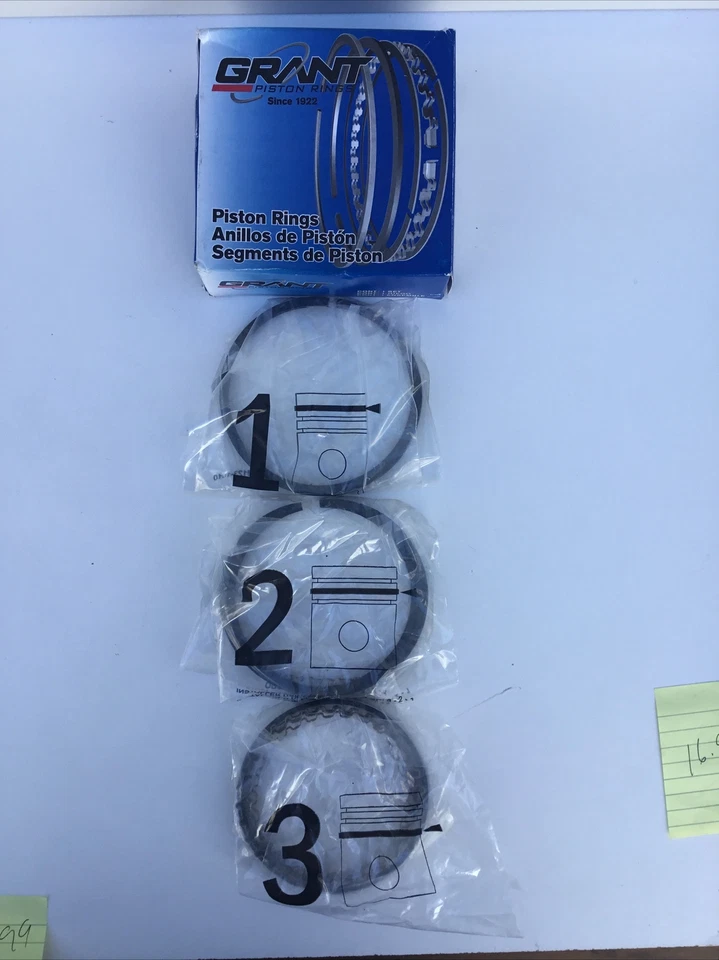 Anillos de pistón Grant - 1526-STD - Se adapta a Porsche 914 4 cilindros - 2058cc - 2,0 L Foto 2 de 4