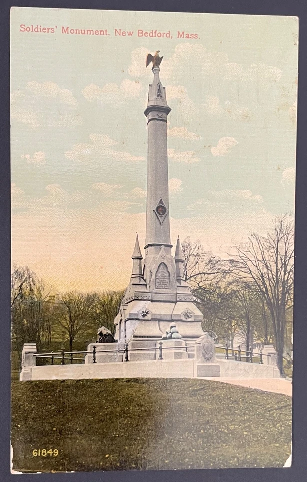 New Bedford, Massachusetts Post Card mailed Oct 31, 1912 to Dover, DE - MA - Image 2 of 2