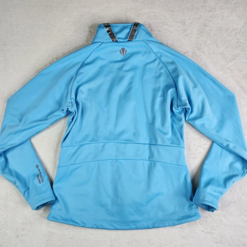 Sunice Womens Golf Soft Shell Full Zip Jacket Size Small Blue Wind Stopper - Image 2 of 4