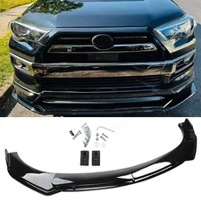 For Toyota 4Runner SUV Front Bumper Lip Splitter Chin Spoiler Body Kit Gloss BLK