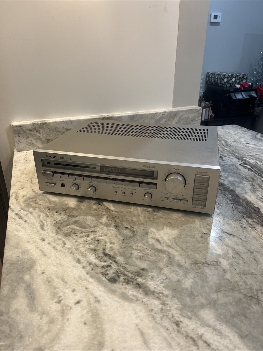 NIKKO NR-800 Receiver 110 Watt Silver, Tested & Working | eBay
