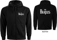Gadget - Beatles (The): Rock Off - Drop T Logo Back Print (Felpa Con Cappuccio D