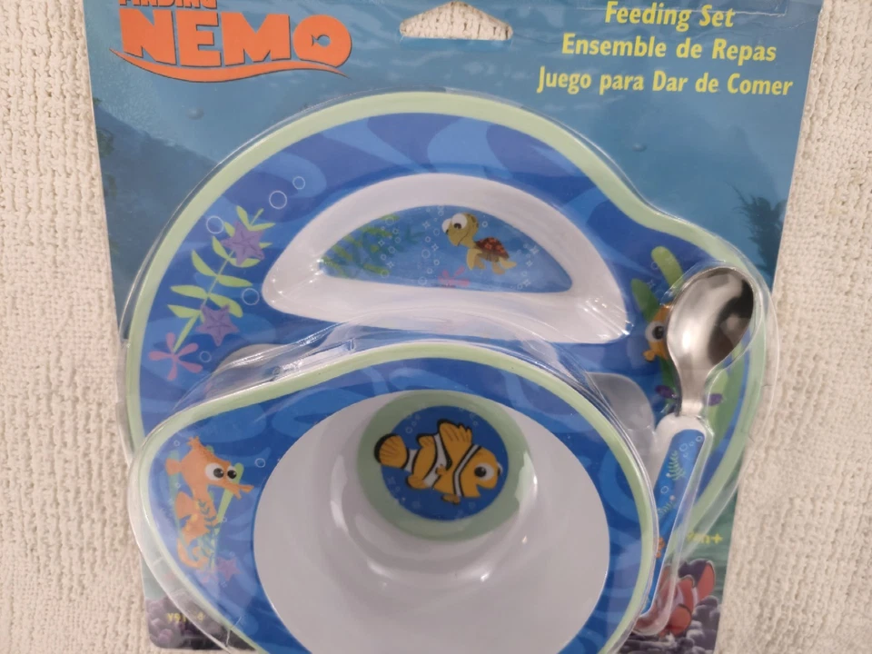 Disney Los Primeros Años Buscando a Nemo Juego de Alimentación Pixar ¡NUEVO SELLADO! Foto 3 de 4