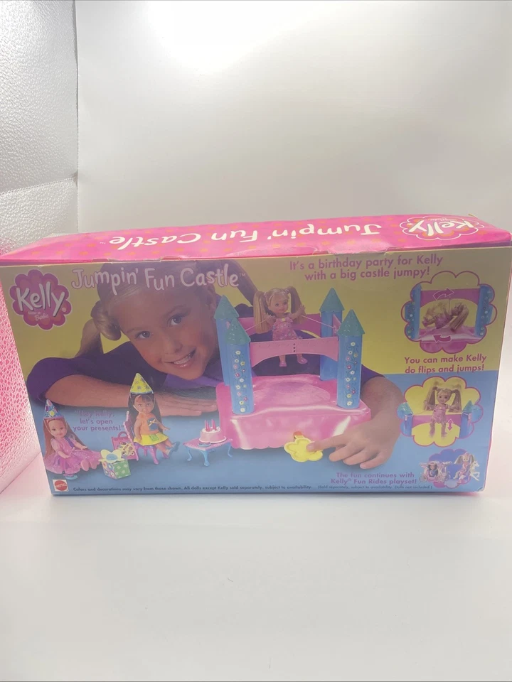 RARO 2002 BARBIE SHELLY BOUNCY DIVERTIDO CASTILLO JUEGO MATTEL NUEVO Foto 2 de 2