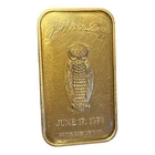 .999 Silver Bar 1oz June 17th 1973 Wise Owl Father’s Day