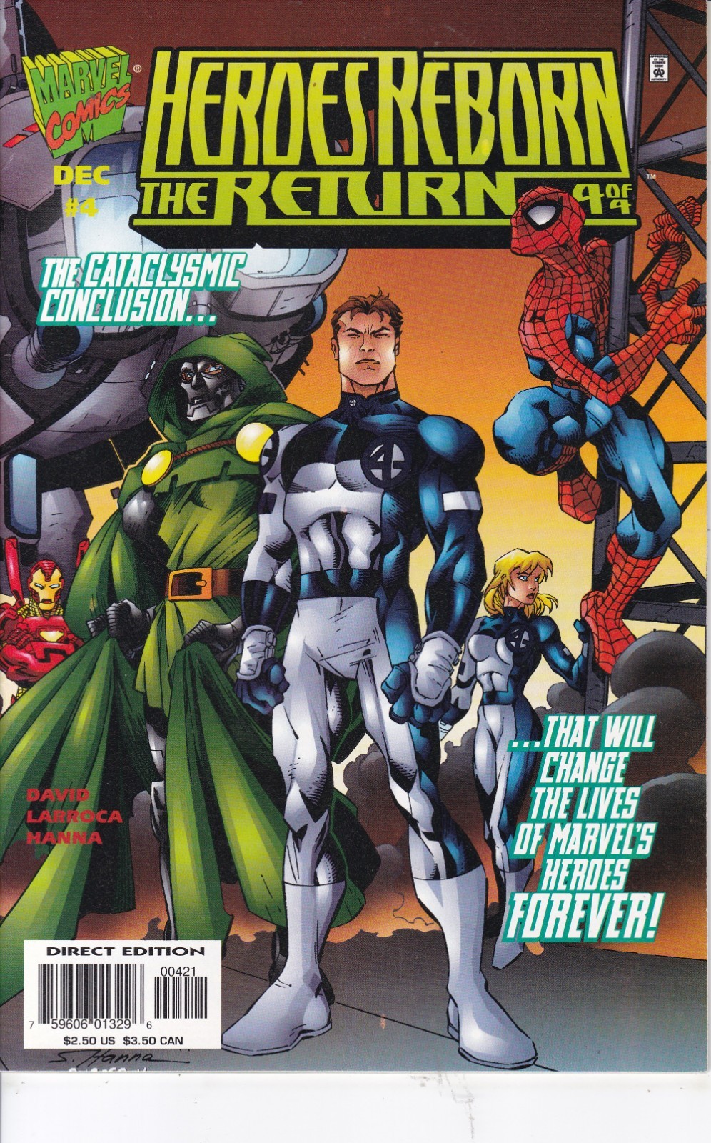 HEROES REBORN: The Return #4 - Cover B - Back Issue