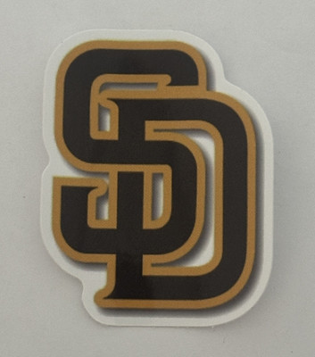 #ad #ad San Diego Padres Stickers Sets of 2 Vinyl Waterproof $2.50