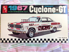 Super Rare Original Vintage Amt 1967 Comet Cyclone-gt Kit Complete-parts