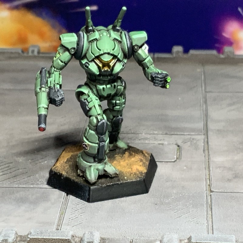BATTLETECH Wraith Warrior House Hiritsu Liao painted mech plastic CGL