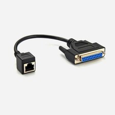 RJ45 to DB25 Female Serial Console Cable Adapter Extension Wire 30CM