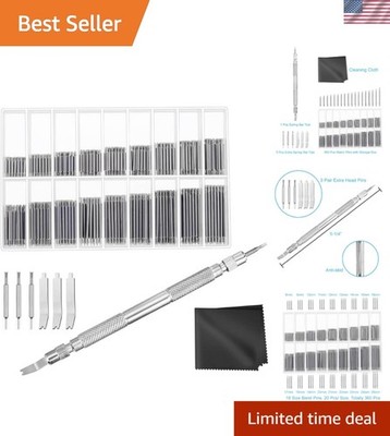 Versatile Watch Link Remover Tool with 360 Stainless Steel Pins for All Watches