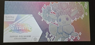 Pokemon TCG Scarlet & Violet Prismatic Evolutions Super Premium Collection Box