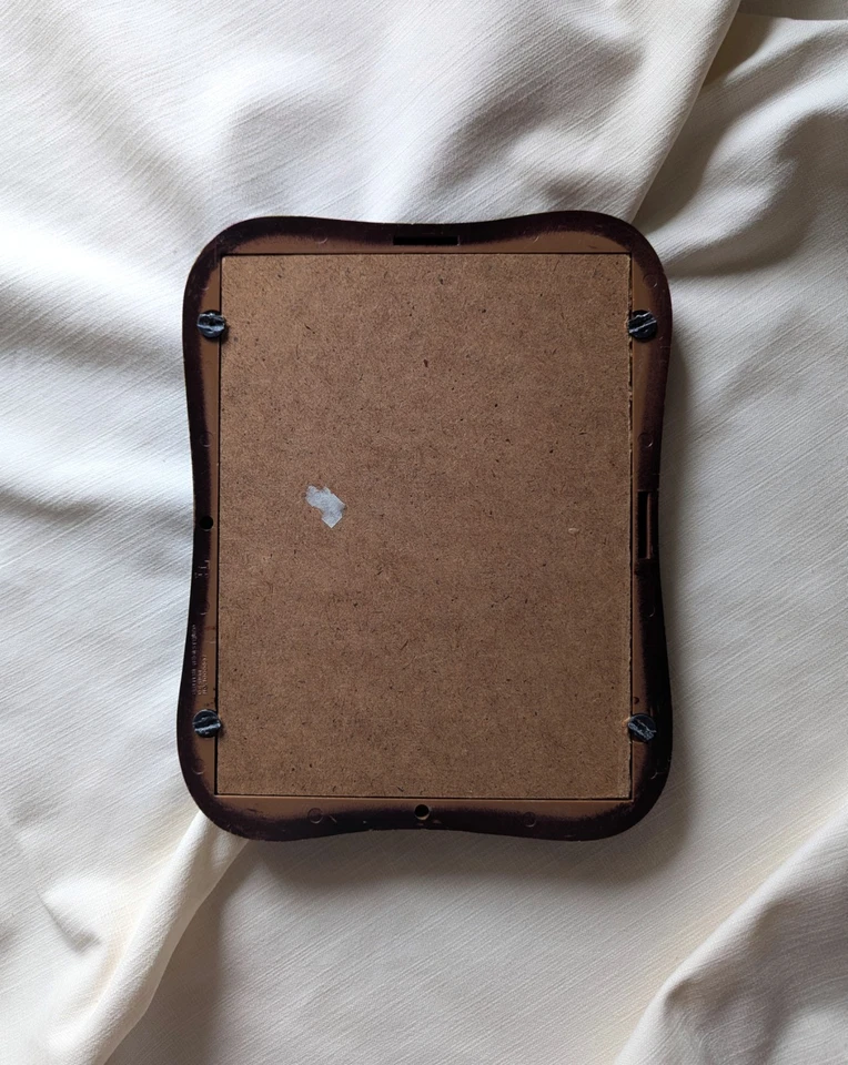 Moldura estilo madeira curvada antiga/antiga com ilustração de pato de paisagem... - Imagem 3 de 3