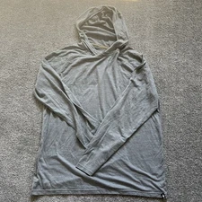 Smartwool Active Hoodie Men's Sweatshirt, Grey, Large Lightweight