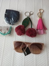 Junk Drawer Mixed Lot :Key Charms , Sunglasses.