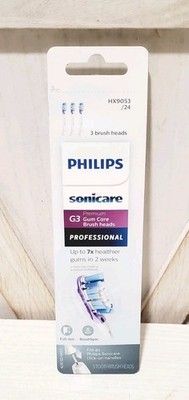 Philips Sonicare G2 HX9053/24 Premium Gum Care Brush Heads - White (3-Pack)
