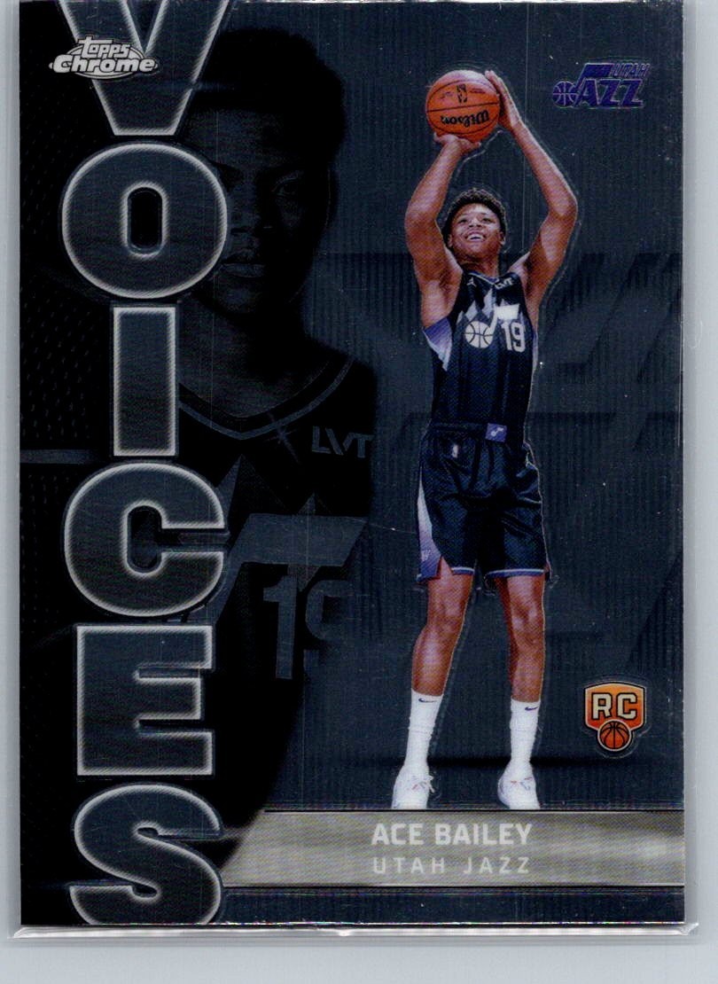 2025-26 Topps Ace Bailey Chrome RC Voices