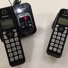 Panasonic KX-TGD560 Black Link2Cell Bluetooth Cordless Phone Answering Machine 